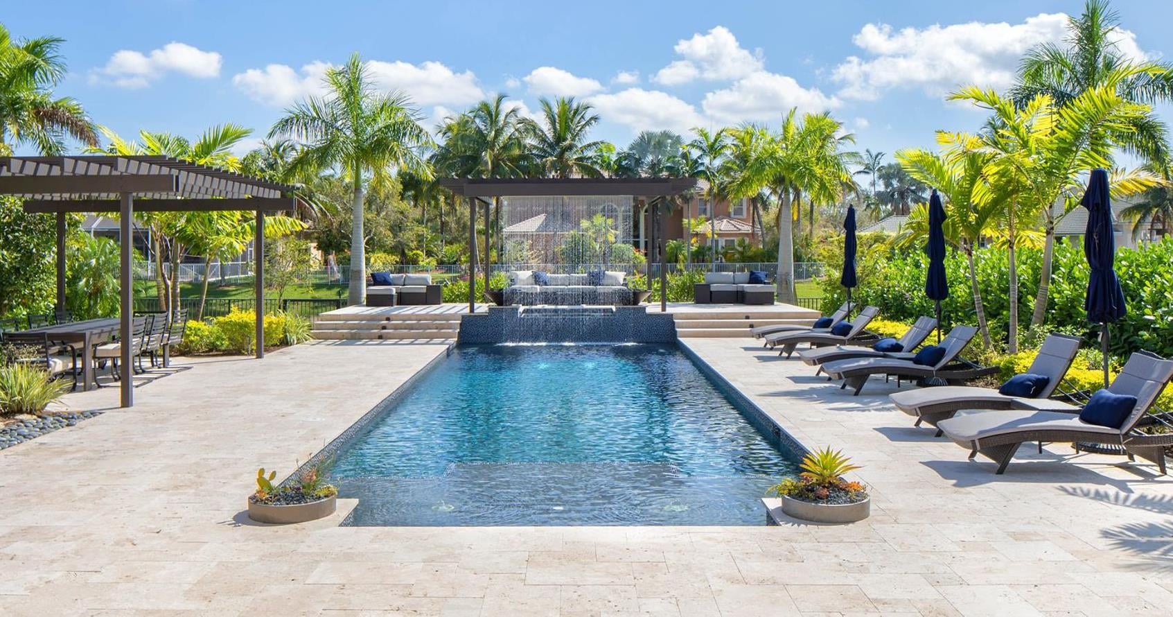 South Florida Custom Aluminum Pergolas by Blue Coast Aluminum